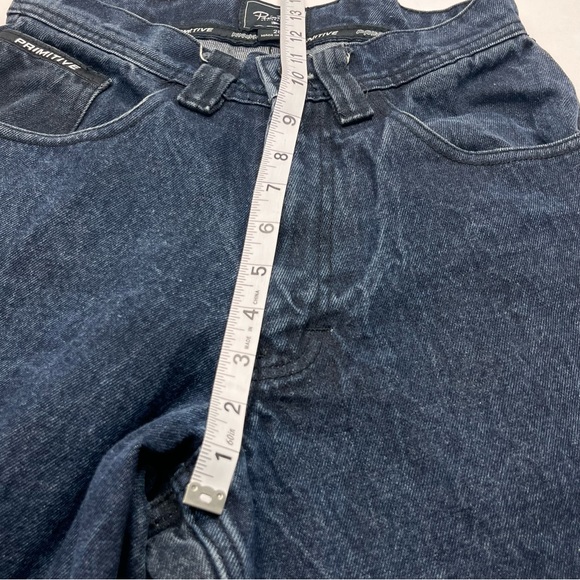Primitive Skateboarding Mens Size 28 Blue Denim Jeans Measures Approx. 25 x 28 - Picture 6 of 11